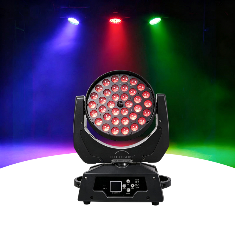 36-Piece 8W RGBW 4-in-1 Moving Head LED Fixture