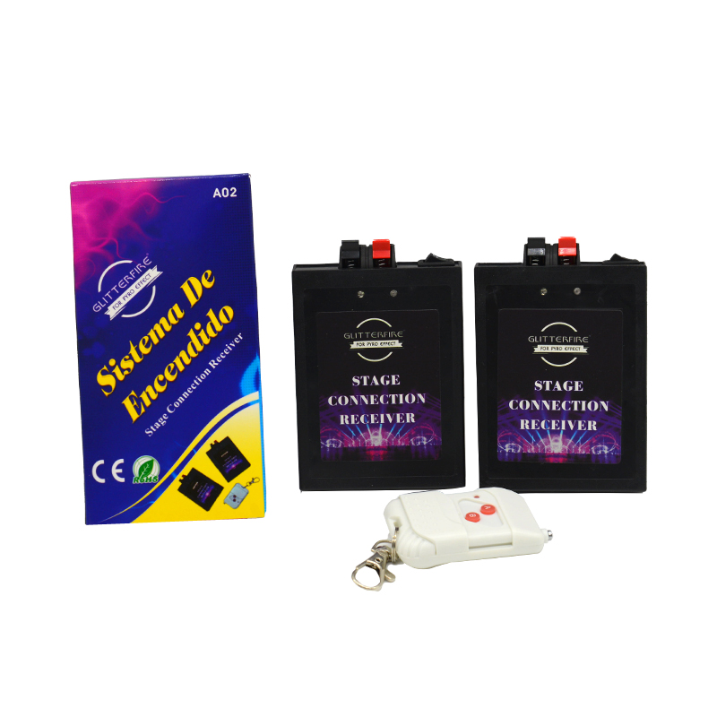 1 remote control 2 cue firing system