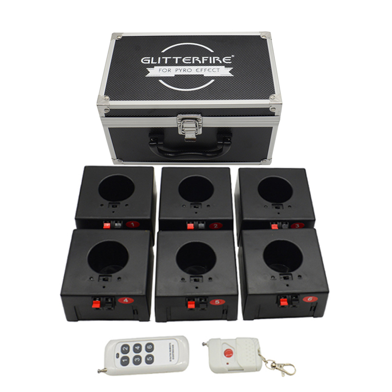 6 Channel stage cold fountain wireless remote control fireworks firing system