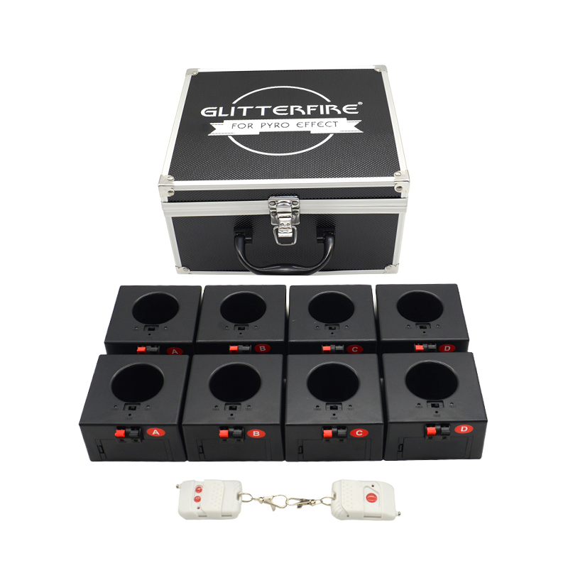8 Channel Remote Control Stage Cold Fountain Base Fireworks Firing System