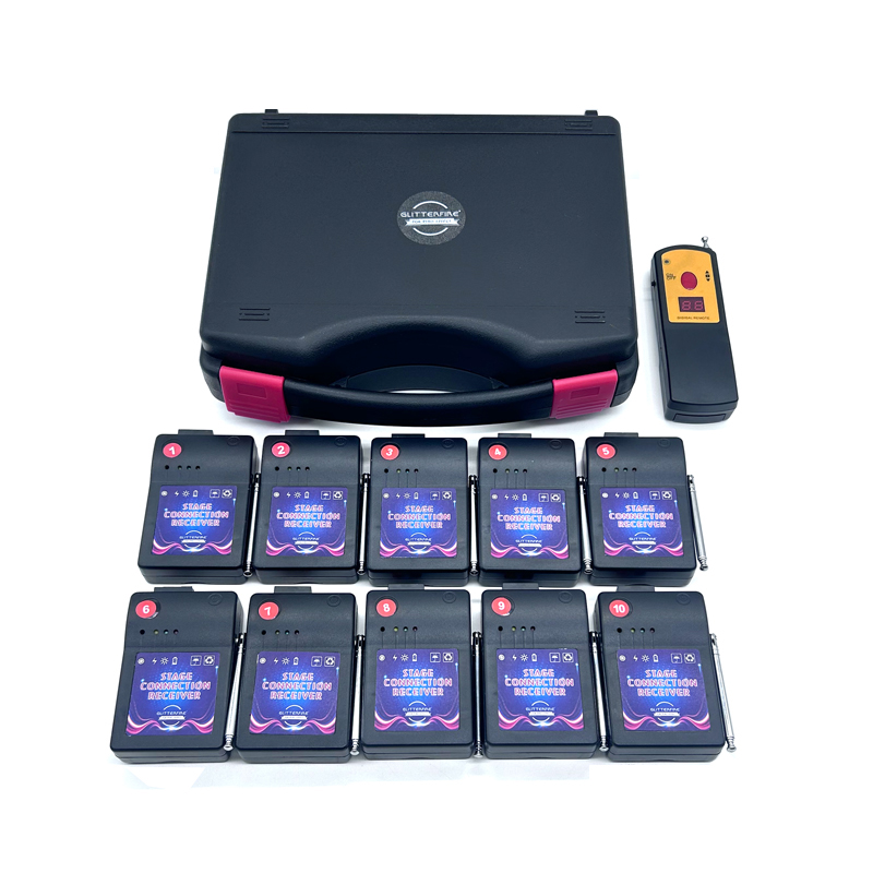 10 Channel digital remote control fireworks firing system