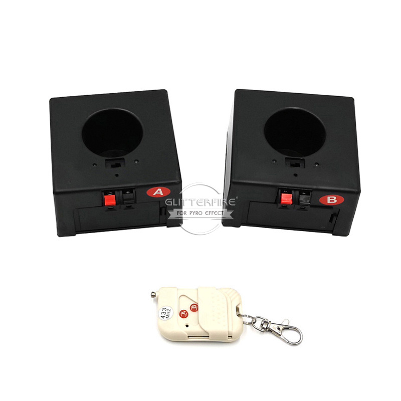 2 channel remote control stage cold fountain base fireworks firing system