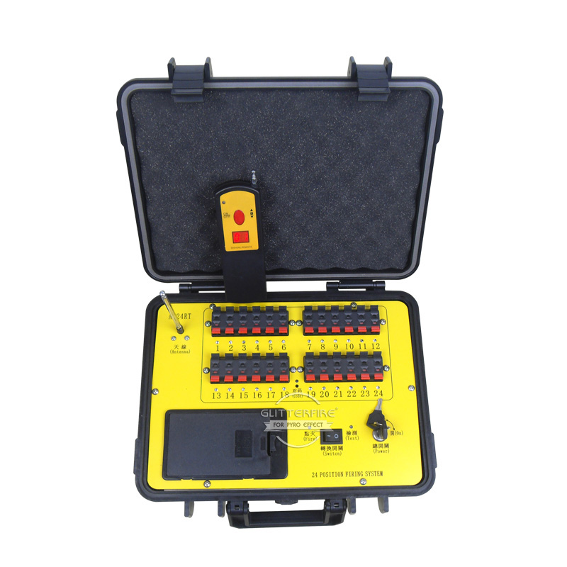 24 Cue digital remote control fireworks firing system
