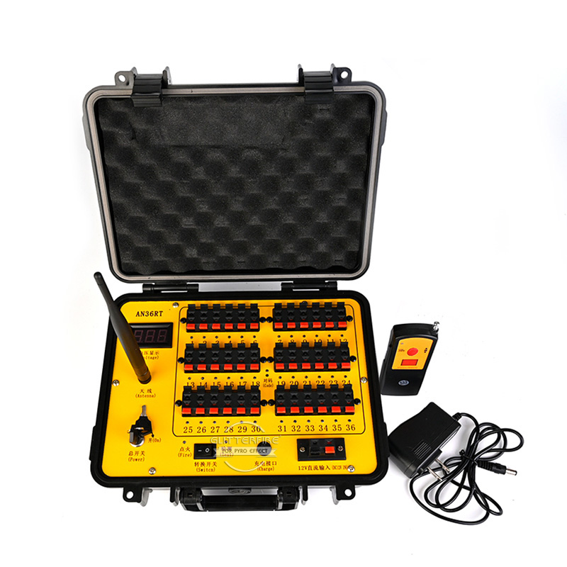 36 cue digital remote control fireworks firing system