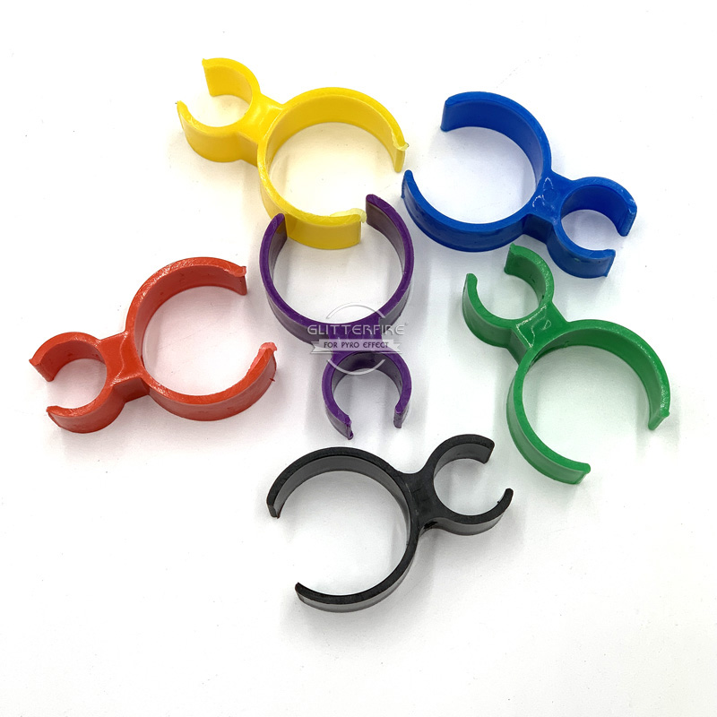 Single color plastic clip holder