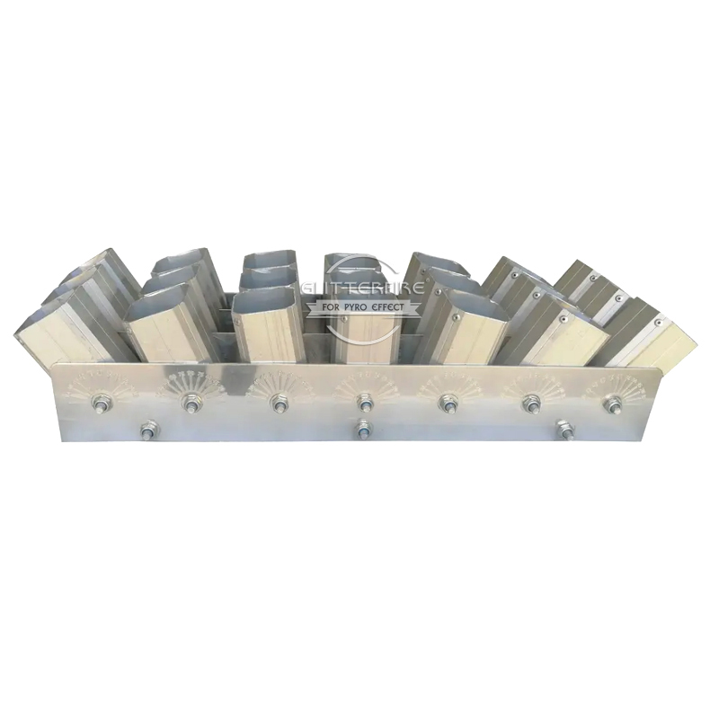 2 inch 21 shots aluminum alloy tube display racks
