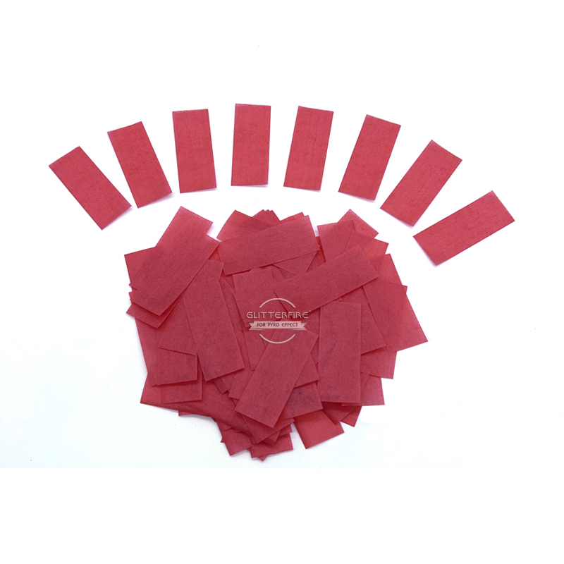Red Tissue Paper Confetti For Party Decoration