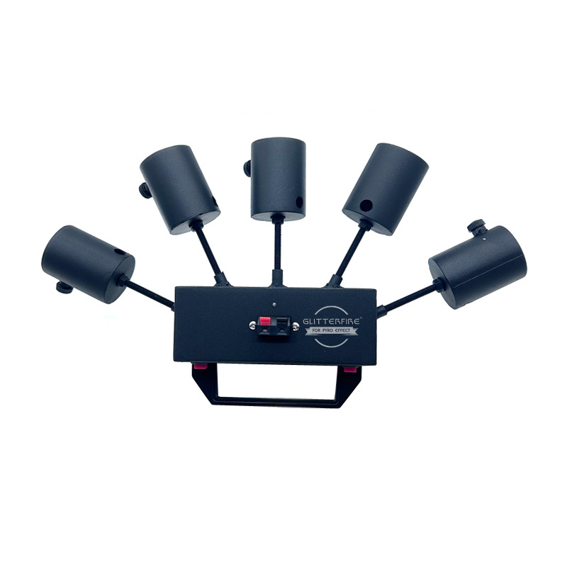 5 Shots fan shape hand hold fireworks firing system