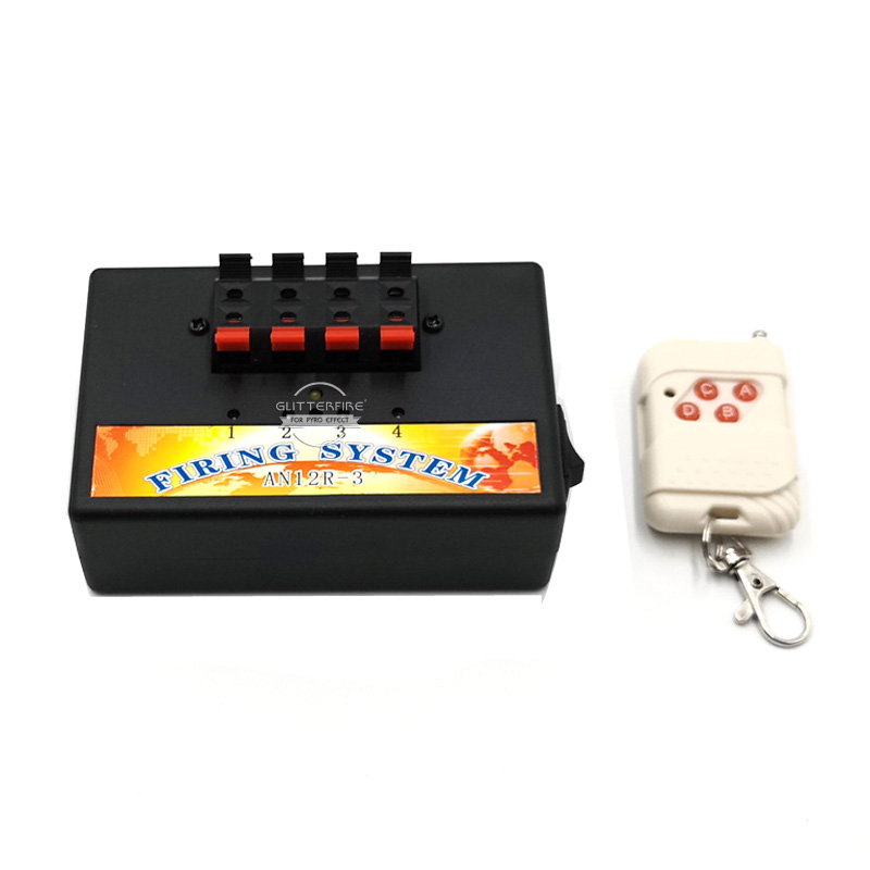 4 Cues Wireless Remote Control Safety Fireworks Igniter Pyrotechnic Fireworks Firing System