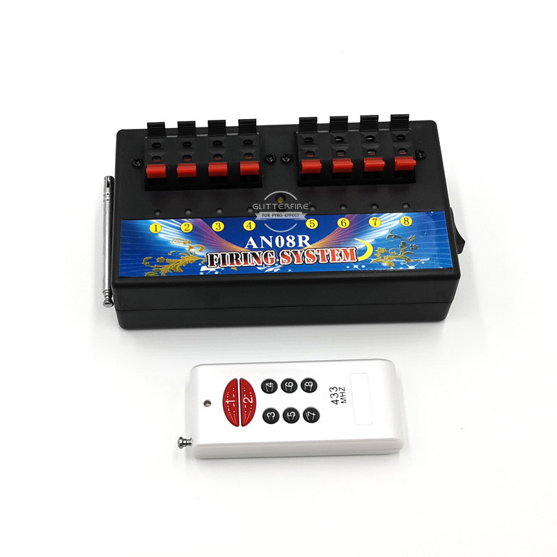 Wireless Remote Control 8 Channel Fireworks Firing System Electronic Fireworks Machine