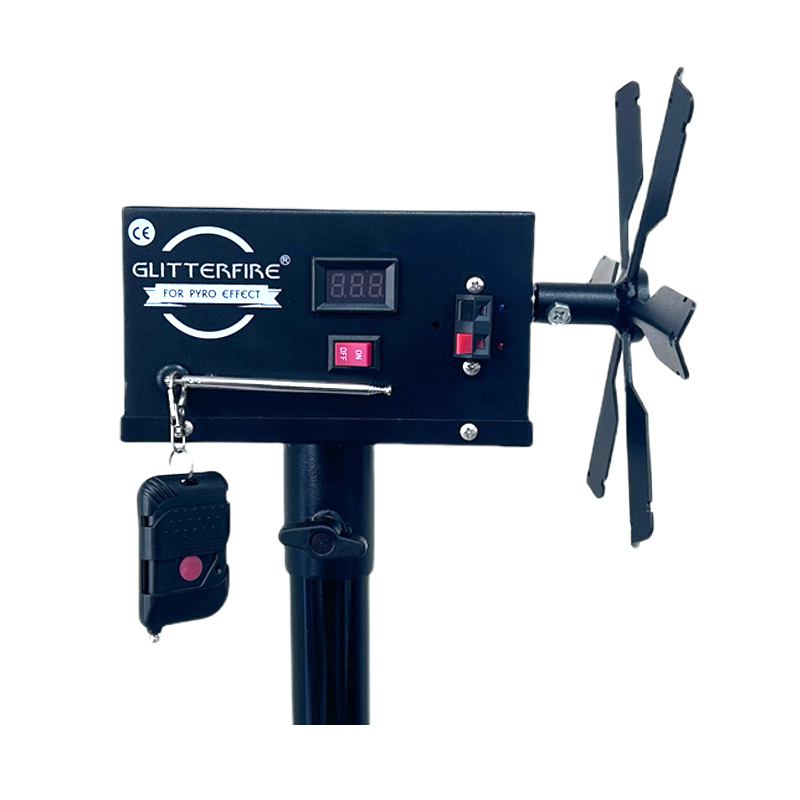 Single Wheel Windmill Remote Control Fireworks Firing System