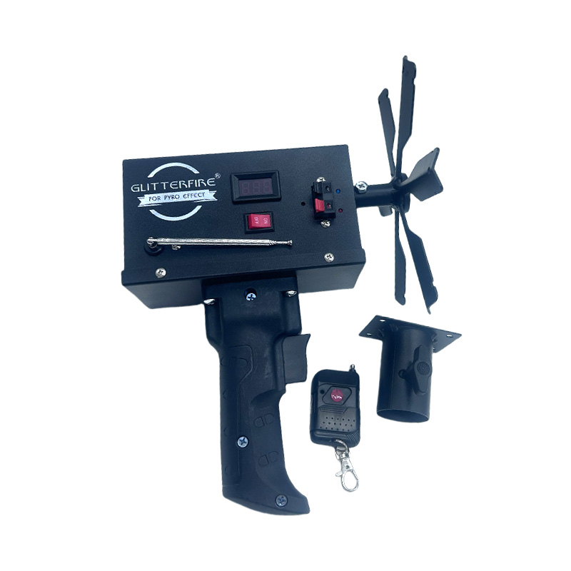 Single Wheel Windmill 6 Channel Fireworks Firing System Stage Cold Spark Fountain Shooter Dual-Purpose Firework Ignition System