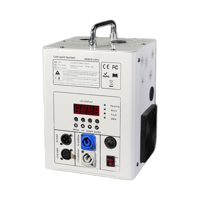 750W White cold spark fountain machine