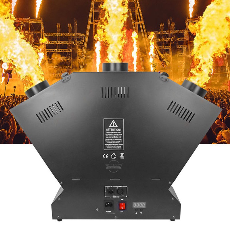 Fan Shape Triple Fire Flame Machine