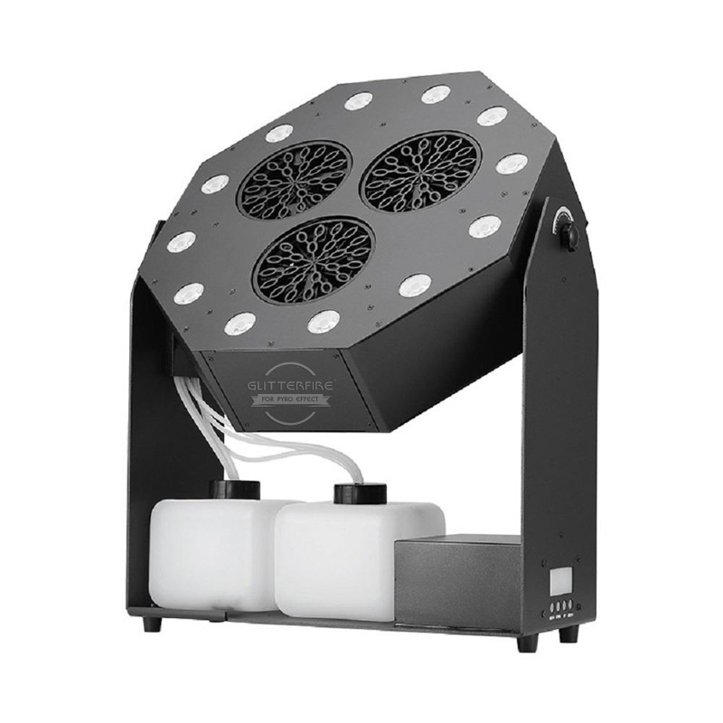 12pcs LED Moving Head Bubble Machine